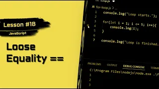 JavaScript For Beginners Loose Equality Operator