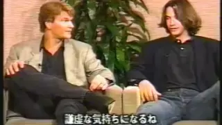 Keanu Reeves Patrick Swayze One on One on Point Break