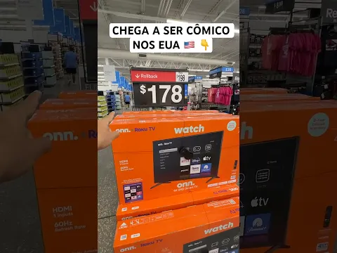 POR ISSO TODO MUNDO TEM TV 4K NOS EUA #orlando #florida #disney