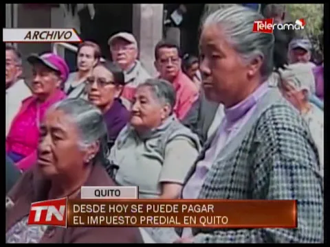 Desde hoy se puede pagar el impuesto predial en Quito