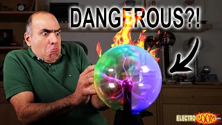Plasma Globe is a ⚡Shocking⚡🔥Fire Hazard🔥