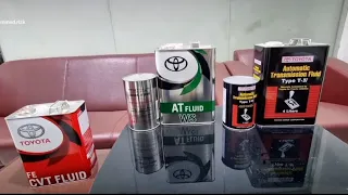 أنواع زيت الجير الاوتوماتيك لسيارات تويوتا و لكزس T IV WS CVT 