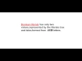 Boolean and character literals