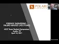 Professional Development Session Forensic Engineering Failure Analysis Case Studies
