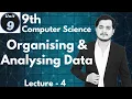 Organizing and Analyzing Data Charts Graphs 9th Computer - Ch 9