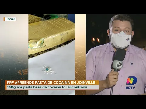 PFR apreende pasta de cocaína em Joinville