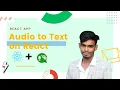 Convert to text on js using npm package