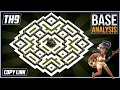 THE INSANE TH9 defense Base 2025 COC TownHall 9 Hybrid Base Design - Clash of Clans