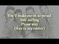 The Dells Stay In My Corner lyrics