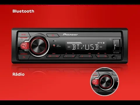 Download MP3 #Pioneer Media Receiver MVH-S218BT teste ligar função #bluetooth  Radio Usb Equalização conexões