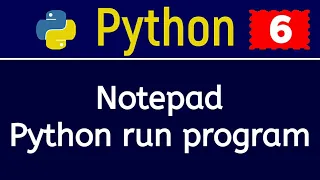 How to run Python Program using Notepad Hindi shivam maurya
