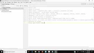 Python Lists - Part 1
