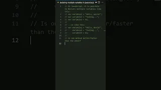 performance - Declaring multiple variables in JavaScript