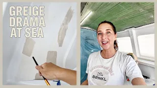 CATAMARAN BUILD – Picking Interior Paint For Our Boat (MJ Sailing – Ep 357)