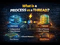 What is a Process vs a Thread