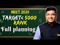 Download Lagu NEET 2026 Strategy to Score 500+ Marks \u0026 Rank Under 5000 | Full Plan | NV Sir | Motion NEET  #nvsir