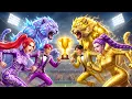Lagu Amethyst Family VS Golden Family: RUMI Gets Magic Leopard Racing Championship - KPOP Demon Hunters