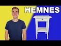Step By Step HEMNES Nightstand IKEA Tutorial