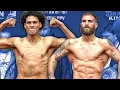 DAVID BENAVIDEZ VS CALEB PLANT EXPLOSIVE FULL WEIGH IN FACE OFF