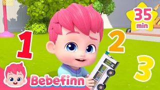 1 2 3 Learn Numbers and ABC Bebefinn Fun Nursery Rhymes for Kids Compilation