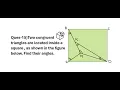 Ques - 15 Two congruent triangles are located inside a square as shown in the figure below Find angle