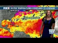 Water temperatures in parts of the Gulf of Mexico feel like a hot tub