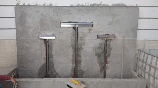 توضيح بسيط لإنجاز شلال جداري Cascade Murale 