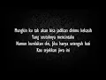Ada Band - Setengah Hati (lirik)