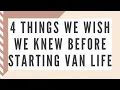 Download Lagu 4 Things We Wish We Knew Before Starting Van Life #shorts