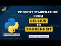 Python program to convert Celsius to Fahrenheit