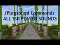 Minecraft Bedrock Edition - 160 Player sound commands