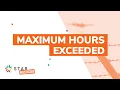 How to solve Maximum Hours Exceeded error