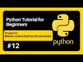 Python tutorial for beginners 12 Project 5 Morse code and Python dictionaries