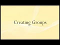 Desire2Learn Instructors - Creating Groups