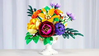 LEGO Botanical Collection Flower Arrangement 10345 Speed Build