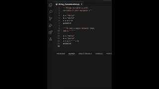 Python String Concatenation