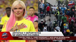 ARTISTAS Y DEPORTISTAS SE UNEN POR COLOMBIA