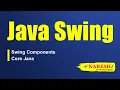 Java Swing Tutorial Swing Components Core Java Naresh IT