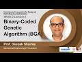 Lec 3 Binary-Coded Genetic Algorithm BGA
