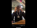 Lil Reese in Starbucks enjoying his coffee iced out