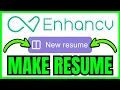 How To MAKE RESUME In Enhancv FULL GUIDE 2026