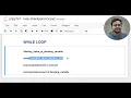 19 While Loop in python programming