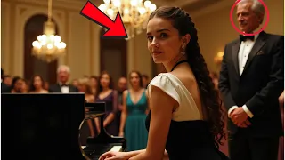 Wealthy Man Mocks Waitress,Forcing Her to Play Piano–Instantly Regrets It When She Stuns the Room!