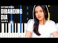 Lyodra - Dibanding Dia (EASY PIANO TUTORIAL)