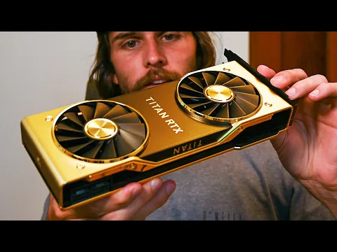 Download MP3 The $2500 NVIDIA TITAN RTX GPU for Machine Learning - Unboxing & Testing