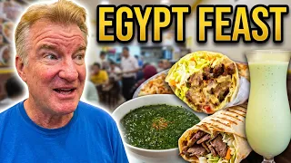 Egyptian Food Feast ~ Eric Meal Time #1028
