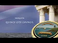 Quincy City Council June 17 2026