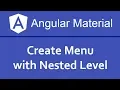 Angular Material Tutorial in Hindi Navigation - Menu