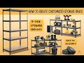How to Assemble 5-Tier Storage Shelves Easy Shelf Installation Tutorial