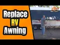 How To Replace RV Awning Fabric HBN Replacement Fabric